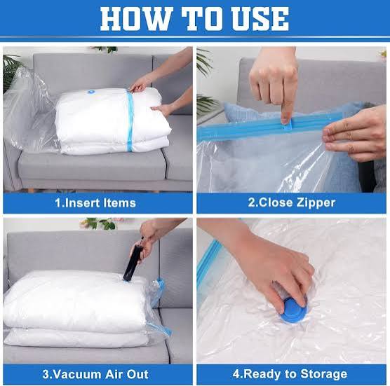 Vacuum Storage Bags With Pump