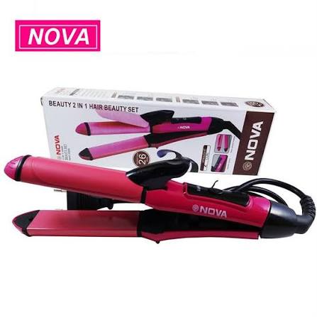 Nova 2-in-1 Hair Straightener & Curler✨