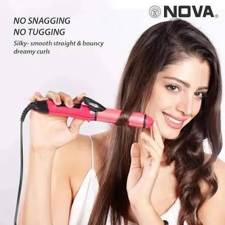 Nova 2-in-1 Hair Straightener & Curler✨