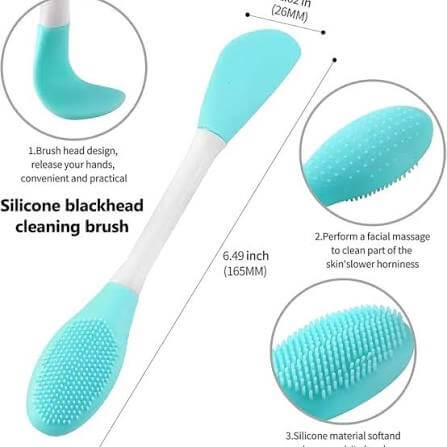 2-in-1 Silicone Facial Cleansing & Mask Brush✨